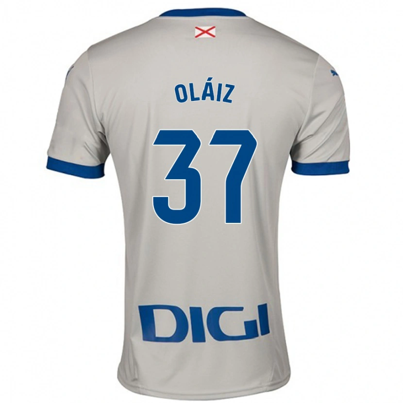 Danxen Damen Xanet Oláiz #37 Hellgrau Auswärtstrikot Trikot 2024/25 T-Shirt
