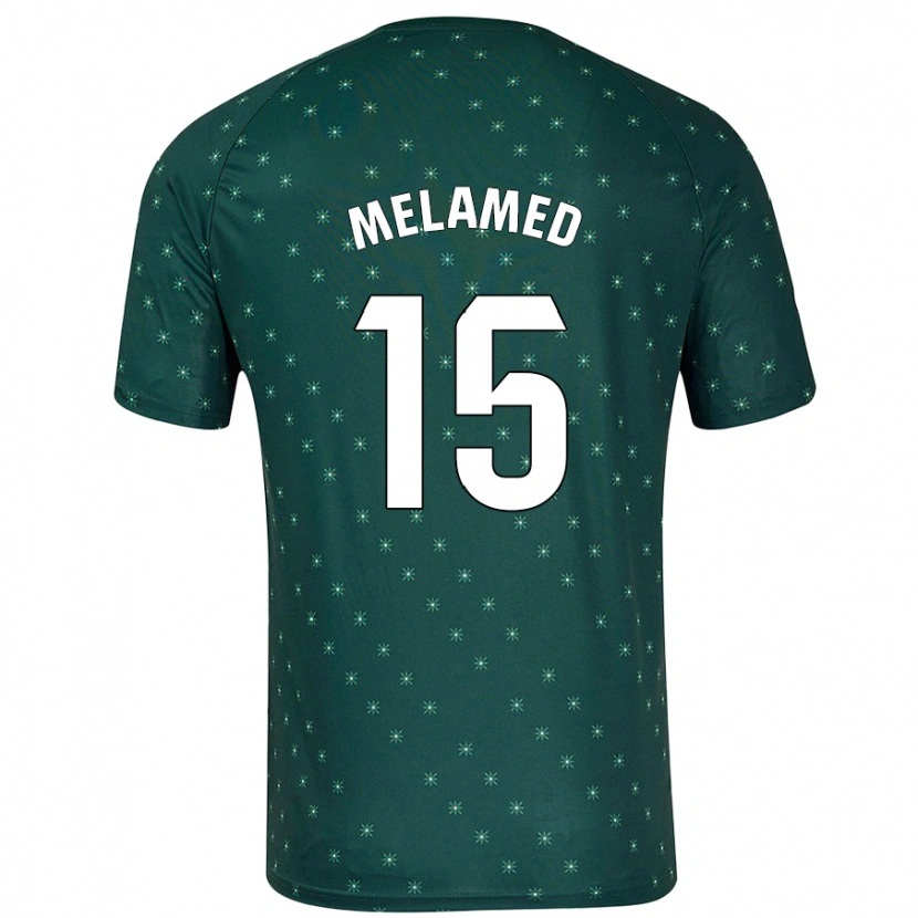 Danxen Damen Nico Melamed #15 Dunkelgrün Auswärtstrikot Trikot 2024/25 T-Shirt