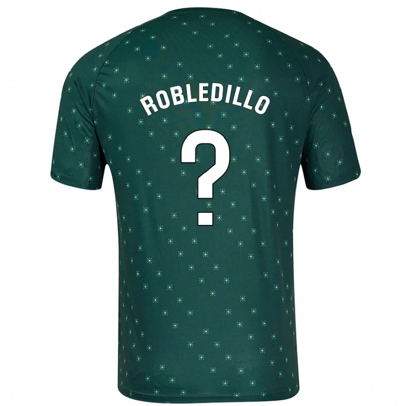 Danxen Damen Pedro Robledillo #0 Dunkelgrün Auswärtstrikot Trikot 2024/25 T-Shirt