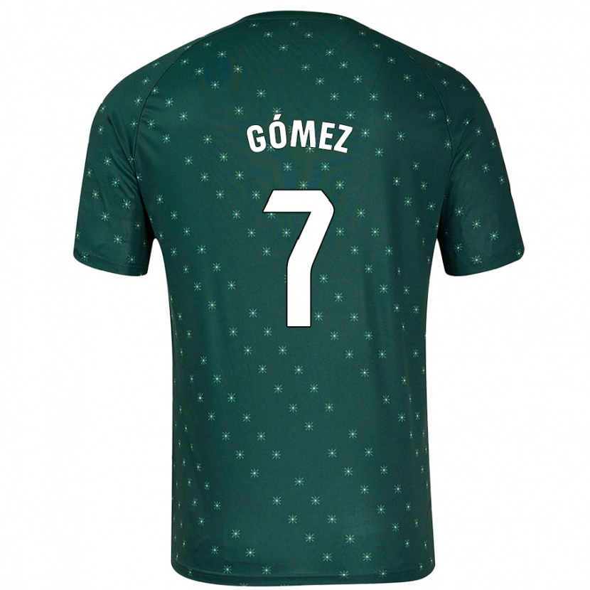 Danxen Damen Valen Gómez #7 Dunkelgrün Auswärtstrikot Trikot 2024/25 T-Shirt