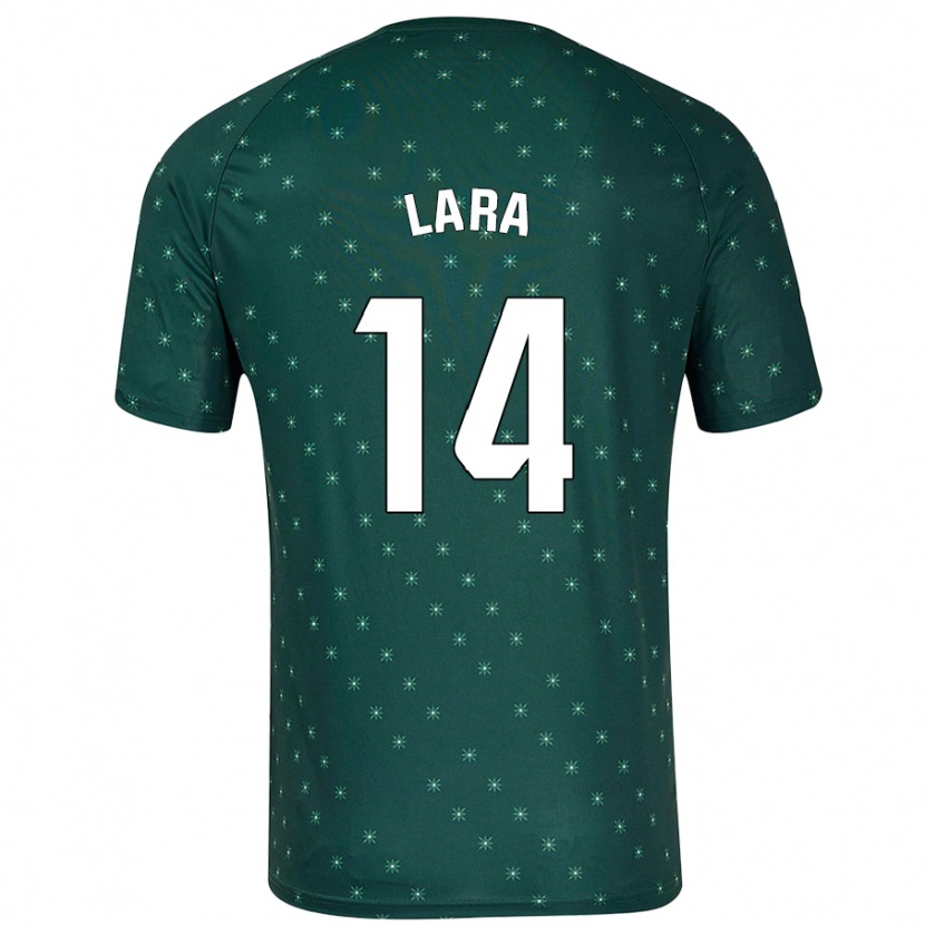 Danxen Damen Luis Lara #14 Dunkelgrün Auswärtstrikot Trikot 2024/25 T-Shirt