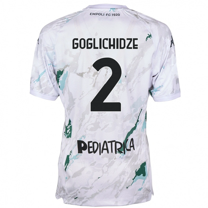 Danxen Damen Saba Goglichidze #2 Grau Auswärtstrikot Trikot 2024/25 T-Shirt