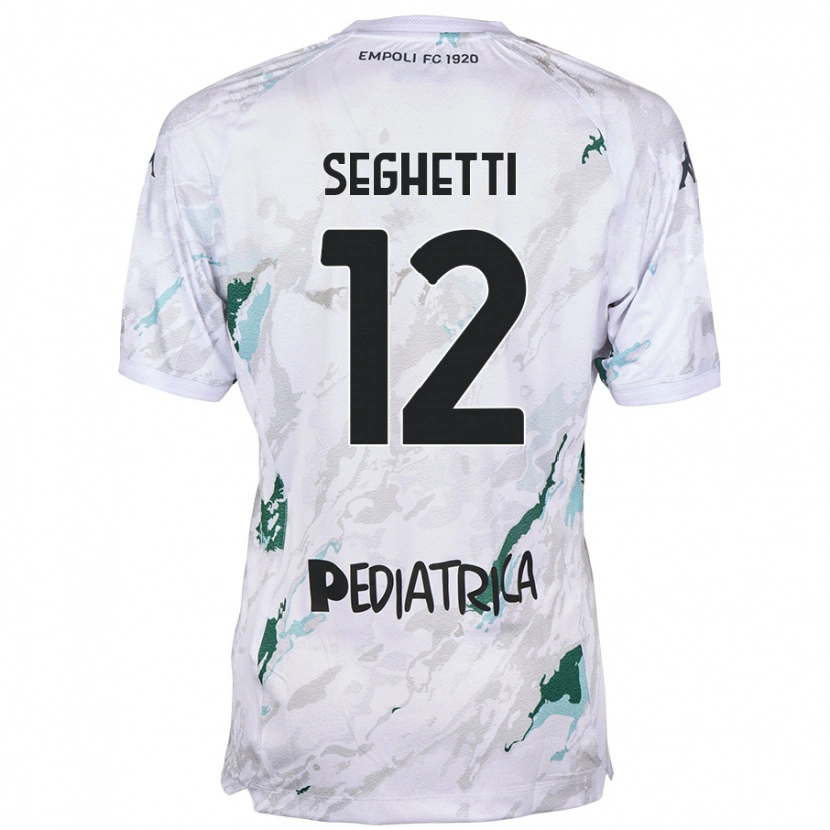 Danxen Damen Jacopo Seghetti #12 Grau Auswärtstrikot Trikot 2024/25 T-Shirt