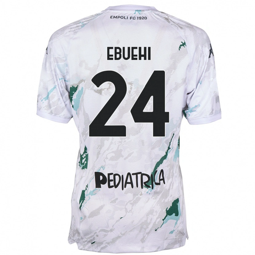 Danxen Damen Tyronne Ebuehi #24 Grau Auswärtstrikot Trikot 2024/25 T-Shirt