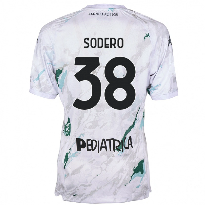 Danxen Damen Andrea Sodero #38 Grau Auswärtstrikot Trikot 2024/25 T-Shirt