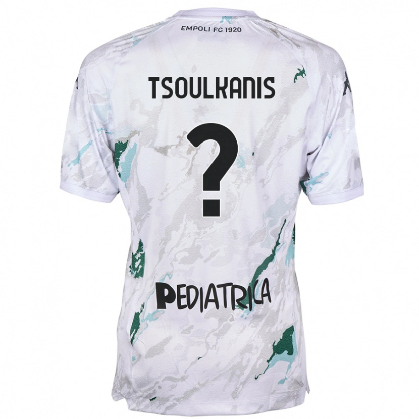 Danxen Damen Konstantinos Tsoulkanis #0 Grau Auswärtstrikot Trikot 2024/25 T-Shirt