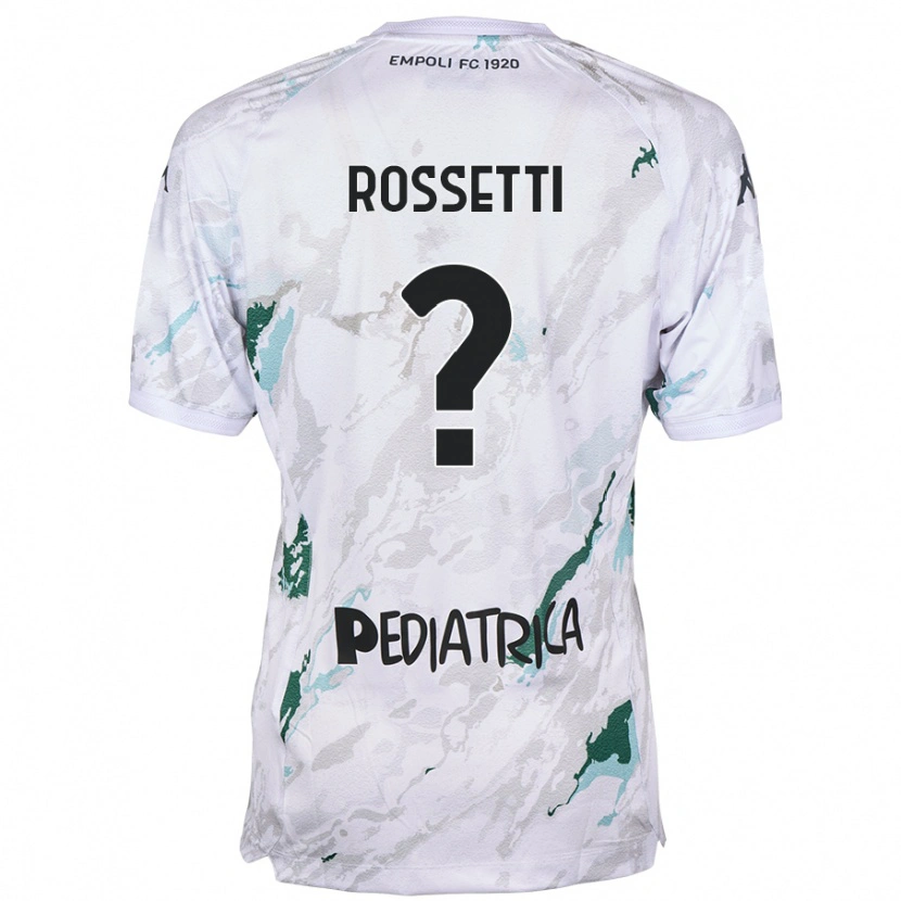 Danxen Damen Maurizio Rossetti #0 Grau Auswärtstrikot Trikot 2024/25 T-Shirt