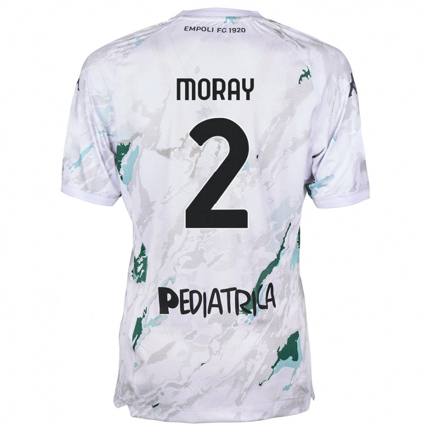Danxen Damen Jeremy Moray #2 Grau Auswärtstrikot Trikot 2024/25 T-Shirt