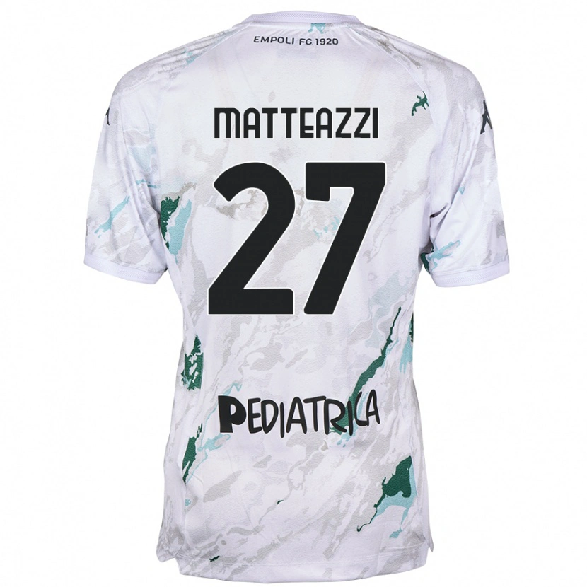 Danxen Damen Ernesto Matteazzi #27 Grau Auswärtstrikot Trikot 2024/25 T-Shirt