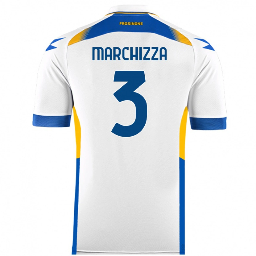 Danxen Damen Riccardo Marchizza #3 Weiß Auswärtstrikot Trikot 2024/25 T-Shirt