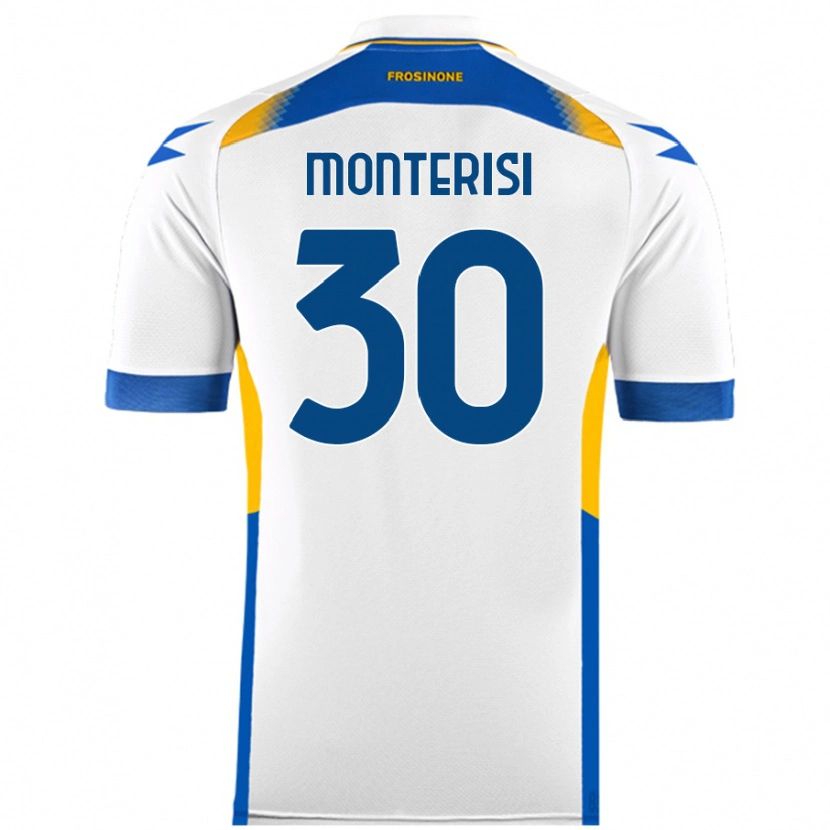 Danxen Damen Ilario Monterisi #30 Weiß Auswärtstrikot Trikot 2024/25 T-Shirt