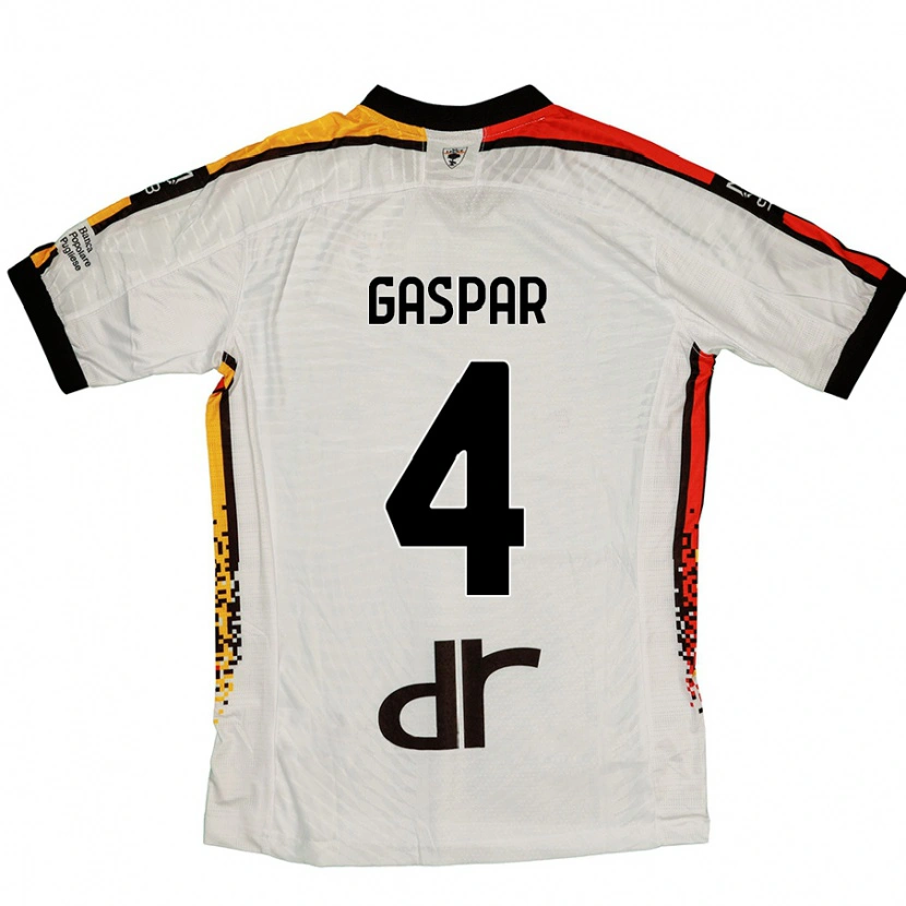 Danxen Damen Kialonda Gaspar #4 Weiß Schwarz Auswärtstrikot Trikot 2024/25 T-Shirt