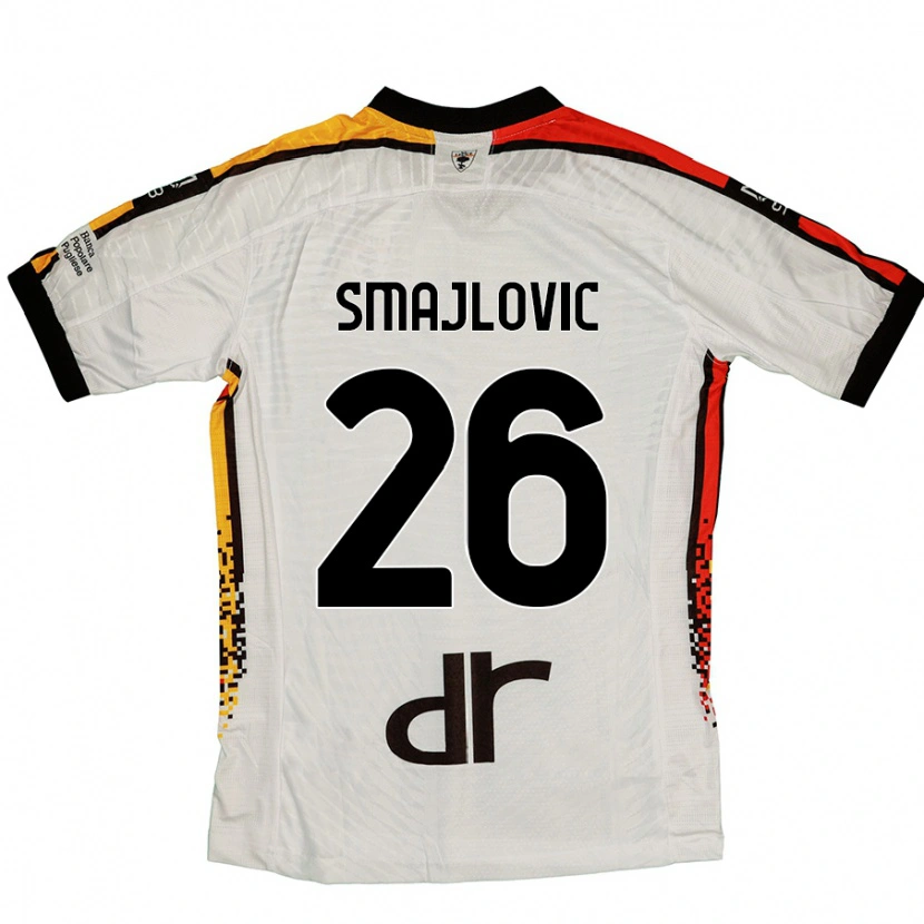 Danxen Damen Zinedin Smajlovic #26 Weiß Schwarz Auswärtstrikot Trikot 2024/25 T-Shirt