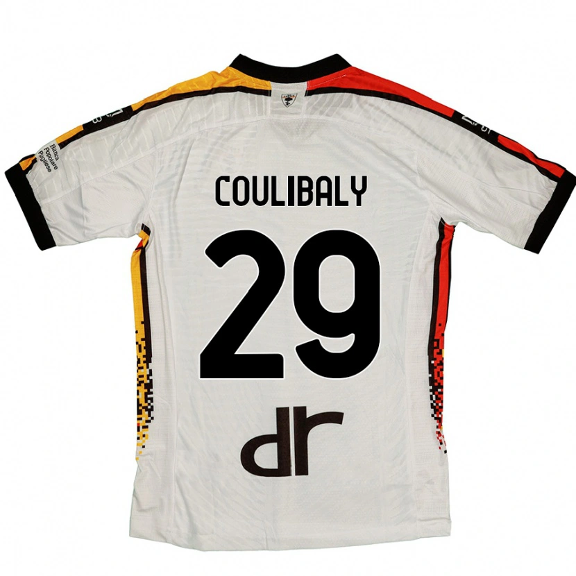 Danxen Damen Lassana Coulibaly #29 Weiß Schwarz Auswärtstrikot Trikot 2024/25 T-Shirt