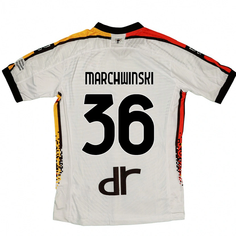 Danxen Damen Filip Marchwinski #36 Weiß Schwarz Auswärtstrikot Trikot 2024/25 T-Shirt