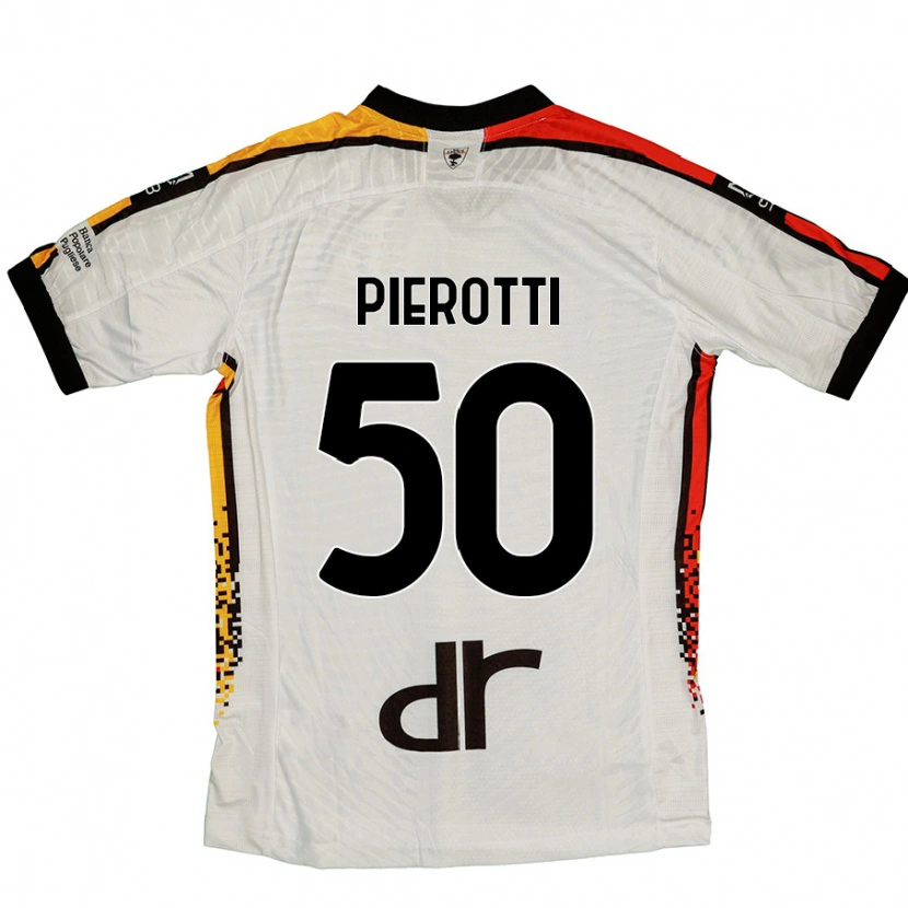 Danxen Damen Santiago Pierotti #50 Weiß Schwarz Auswärtstrikot Trikot 2024/25 T-Shirt