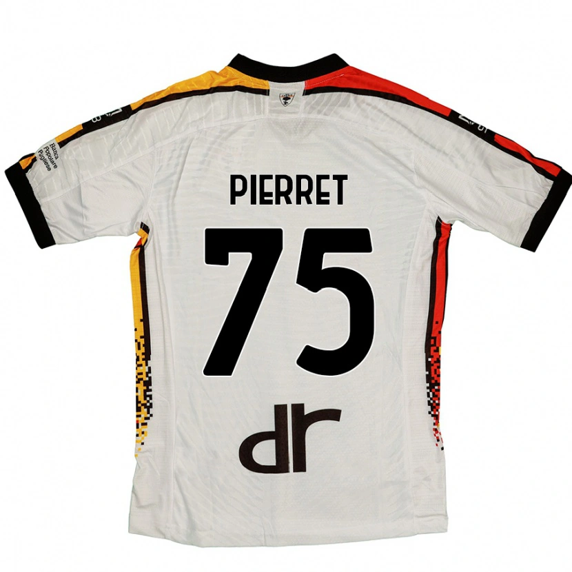 Danxen Damen Balthazar Pierret #75 Weiß Schwarz Auswärtstrikot Trikot 2024/25 T-Shirt