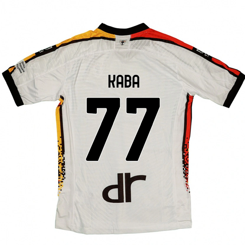 Danxen Damen Mohamed Kaba #77 Weiß Schwarz Auswärtstrikot Trikot 2024/25 T-Shirt