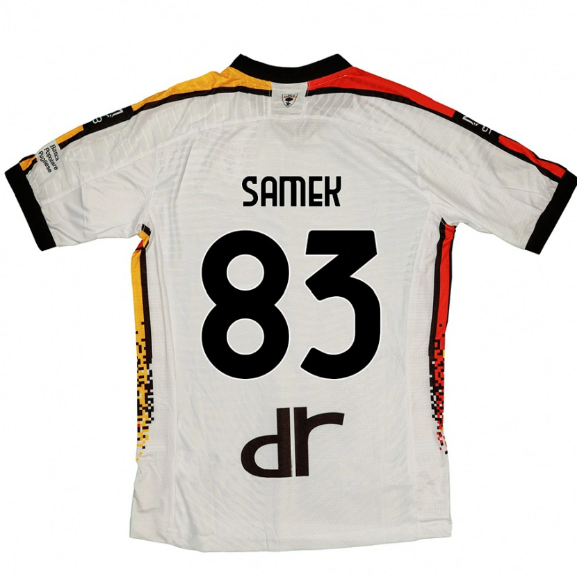 Danxen Damen Daniel Samek #83 Weiß Schwarz Auswärtstrikot Trikot 2024/25 T-Shirt