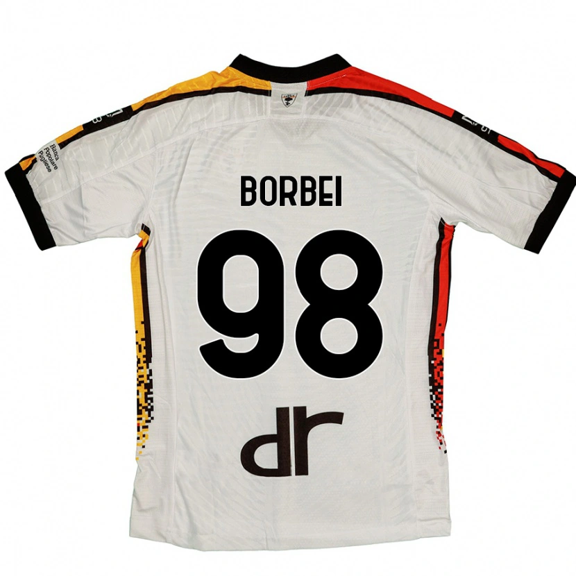 Danxen Damen Alexandru Borbei #98 Weiß Schwarz Auswärtstrikot Trikot 2024/25 T-Shirt