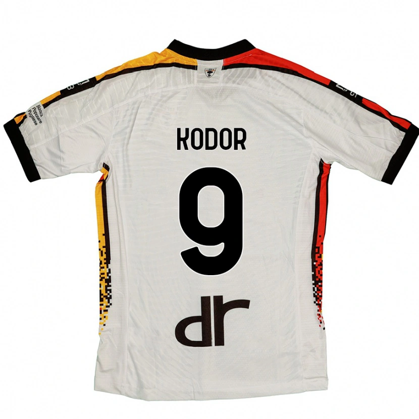 Danxen Damen Jason Kodor #9 Weiß Schwarz Auswärtstrikot Trikot 2024/25 T-Shirt