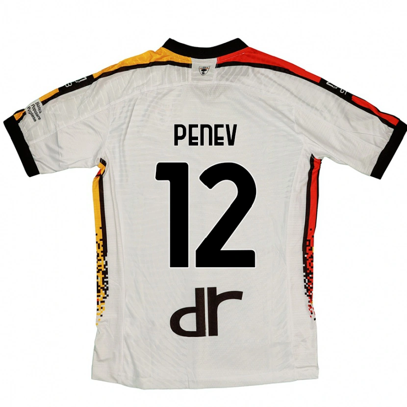 Danxen Damen Plamen Penev #12 Weiß Schwarz Auswärtstrikot Trikot 2024/25 T-Shirt