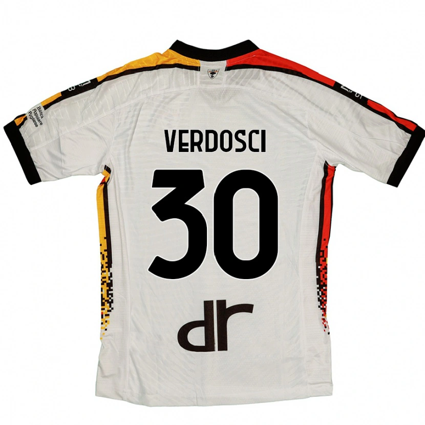 Danxen Damen Simone Verdosci #30 Weiß Schwarz Auswärtstrikot Trikot 2024/25 T-Shirt