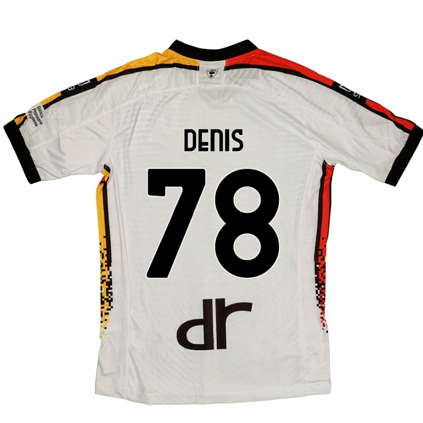 Danxen Damen Max Denis #78 Weiß Schwarz Auswärtstrikot Trikot 2024/25 T-Shirt