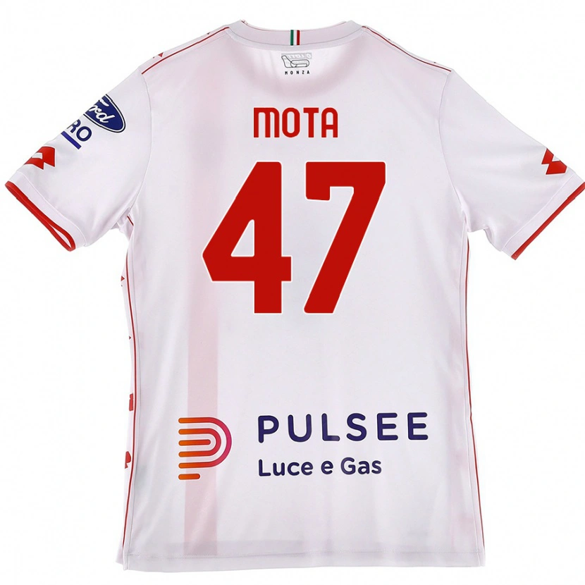 Danxen Damen Dany Mota #47 Weiß Rot Auswärtstrikot Trikot 2024/25 T-Shirt