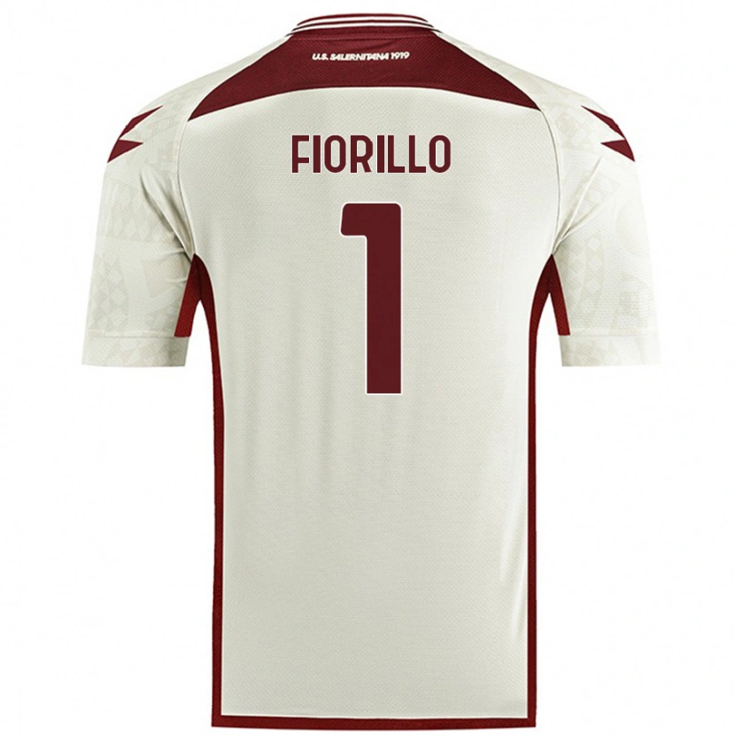 Danxen Damen Vincenzo Fiorillo #1 Cremefarben Auswärtstrikot Trikot 2024/25 T-Shirt