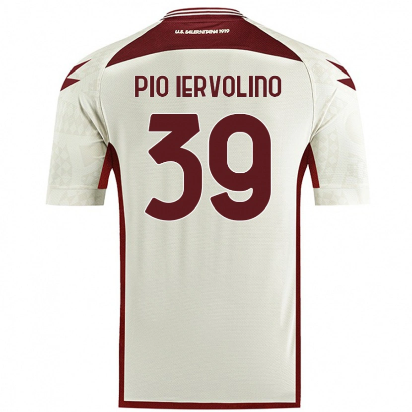 Danxen Damen Antonio Pio Iervolino #39 Cremefarben Auswärtstrikot Trikot 2024/25 T-Shirt