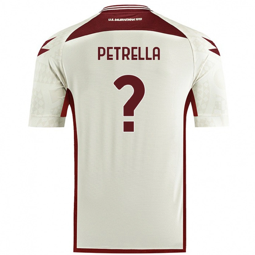Danxen Damen Domenico Petrella #0 Cremefarben Auswärtstrikot Trikot 2024/25 T-Shirt