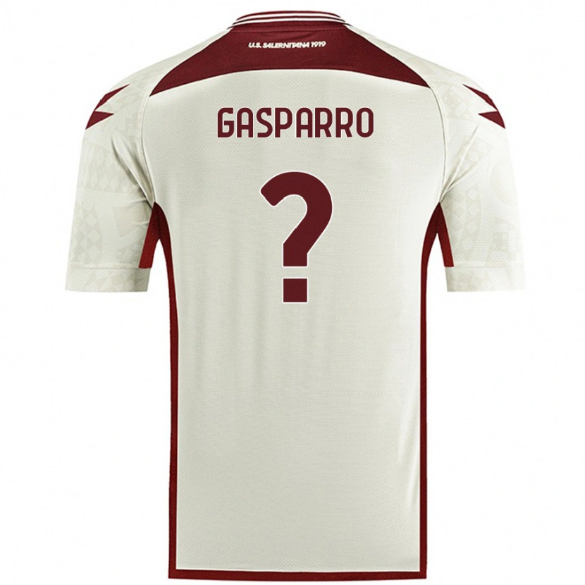 Danxen Damen Roberto Gasparro #0 Cremefarben Auswärtstrikot Trikot 2024/25 T-Shirt