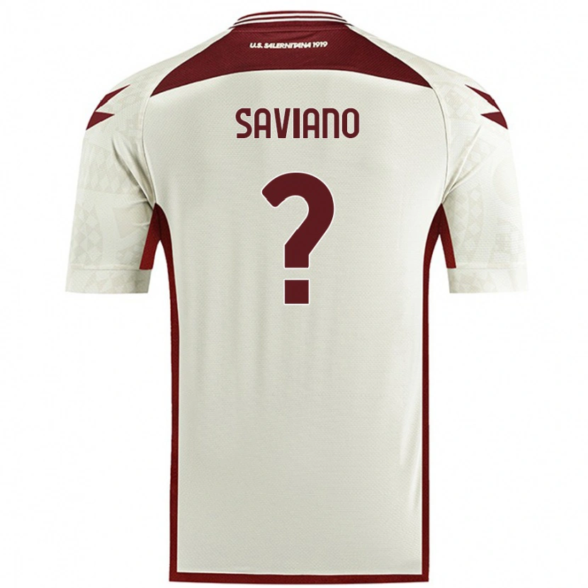 Danxen Damen Gianpaolo Saviano #0 Cremefarben Auswärtstrikot Trikot 2024/25 T-Shirt