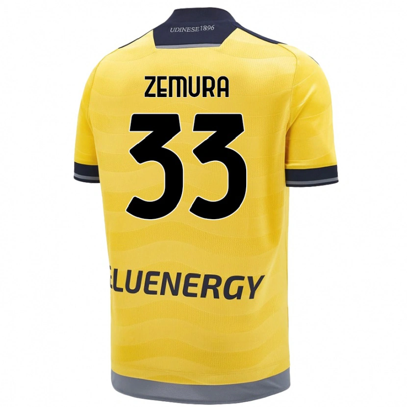 Danxen Damen Jordan Zemura #33 Golden Auswärtstrikot Trikot 2024/25 T-Shirt