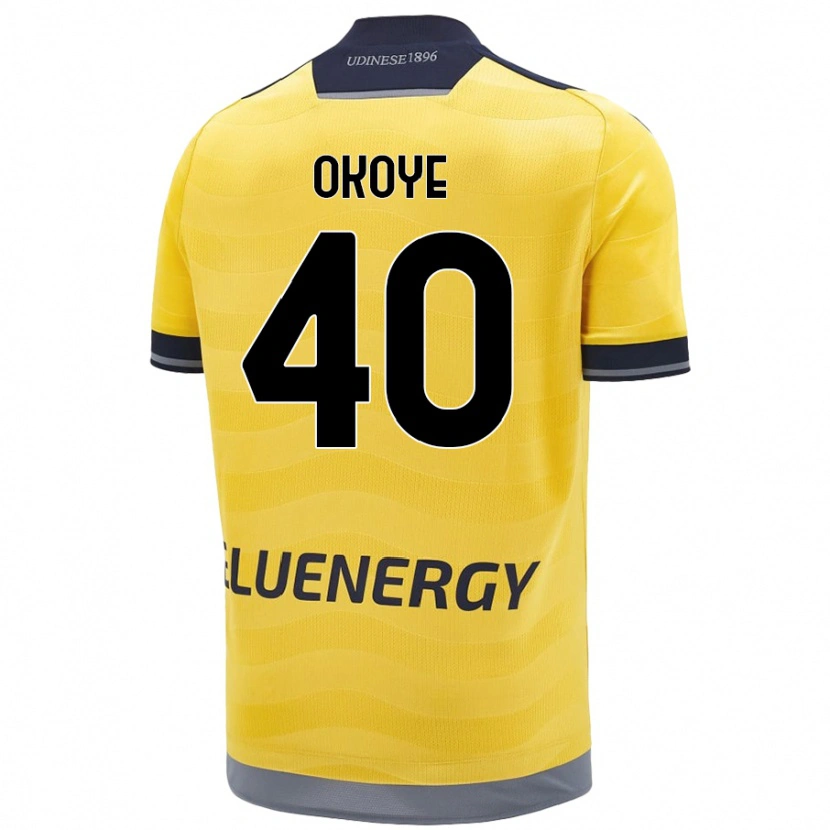 Danxen Damen Maduka Okoye #40 Golden Auswärtstrikot Trikot 2024/25 T-Shirt