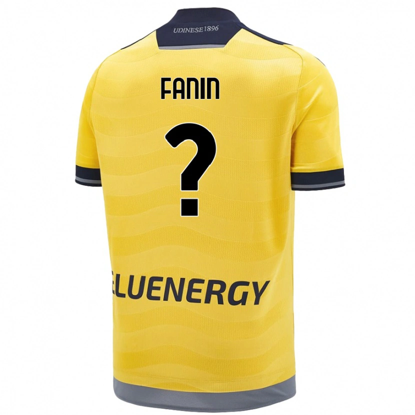 Danxen Damen Alessandro Fanin #0 Golden Auswärtstrikot Trikot 2024/25 T-Shirt