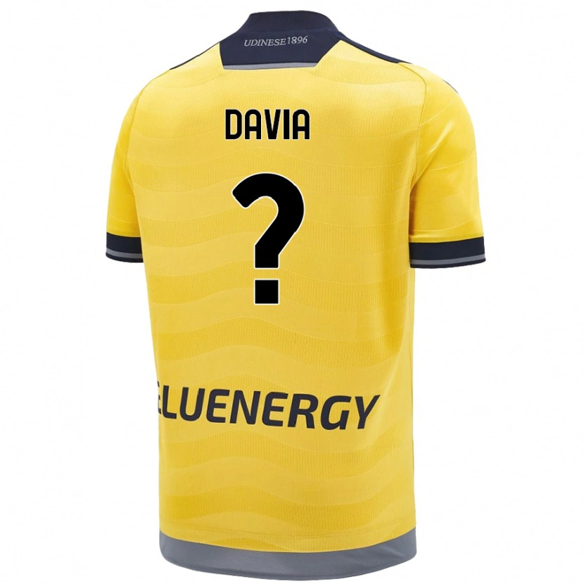Danxen Damen Emiliano Davia #0 Golden Auswärtstrikot Trikot 2024/25 T-Shirt