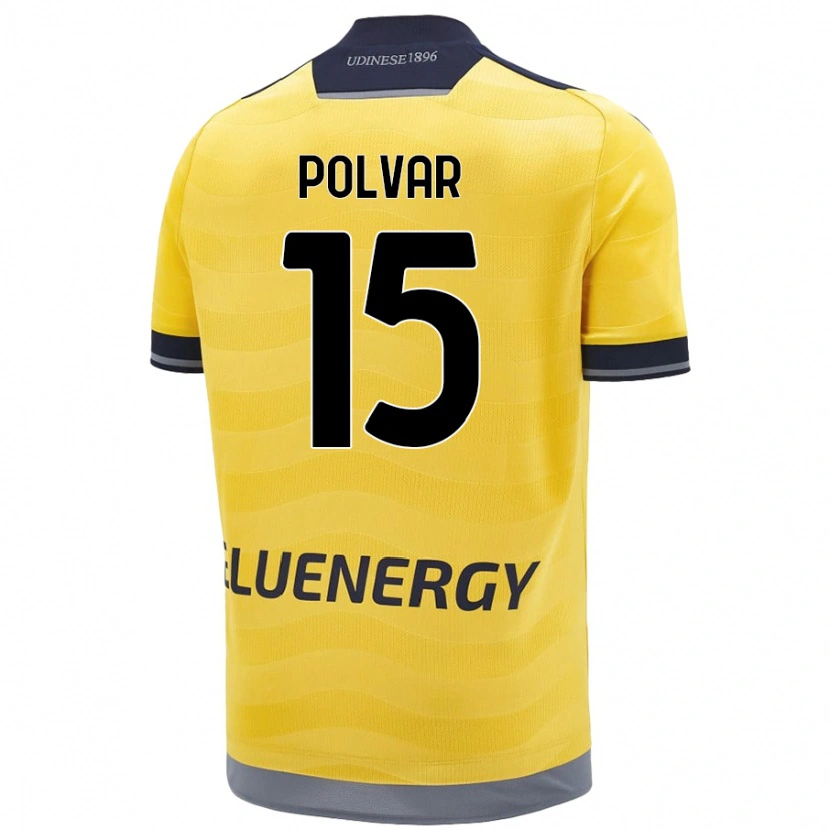 Danxen Damen Francesco Polvar #15 Golden Auswärtstrikot Trikot 2024/25 T-Shirt