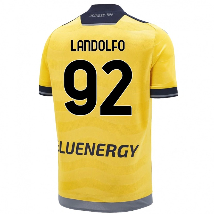 Danxen Damen Tommaso Landolfo #92 Golden Auswärtstrikot Trikot 2024/25 T-Shirt