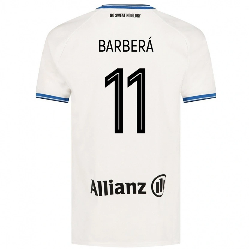 Danxen Damen Víctor Barberá #11 Weiß Auswärtstrikot Trikot 2024/25 T-Shirt