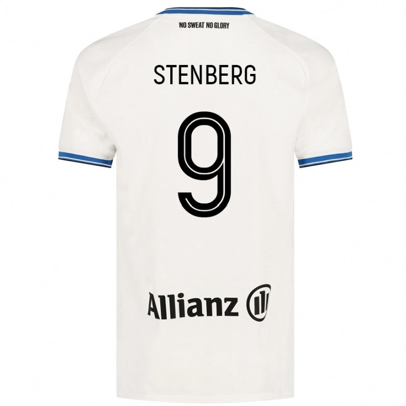 Danxen Damen Hanna Stenberg #9 Weiß Auswärtstrikot Trikot 2024/25 T-Shirt