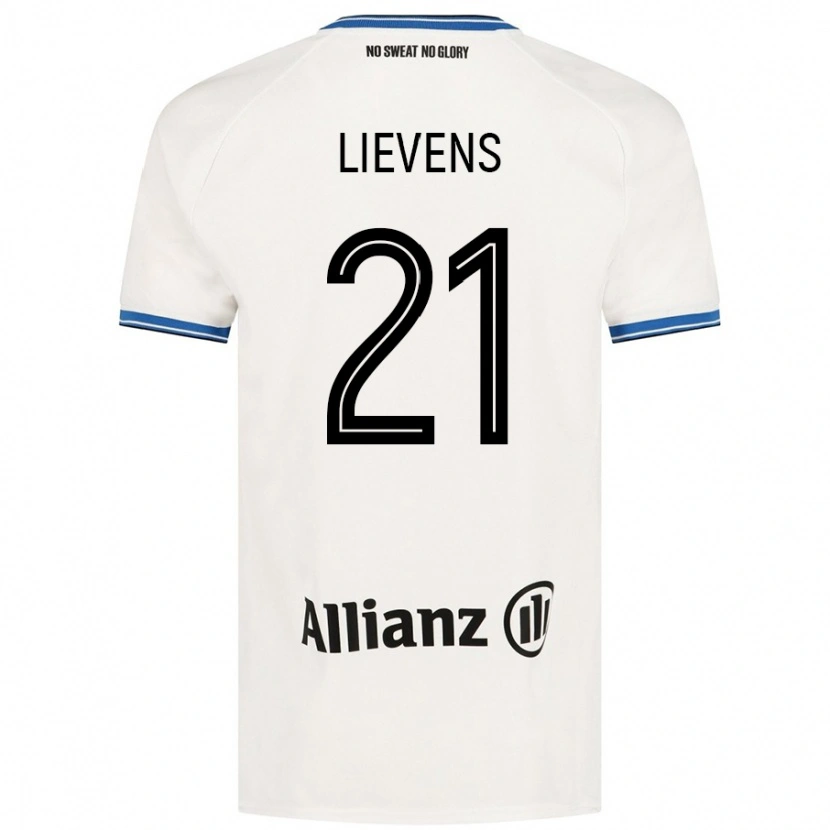 Danxen Damen Caitlin Lievens #21 Weiß Auswärtstrikot Trikot 2024/25 T-Shirt