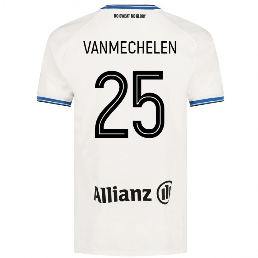 Danxen Damen Davinia Vanmechelen #25 Weiß Auswärtstrikot Trikot 2024/25 T-Shirt