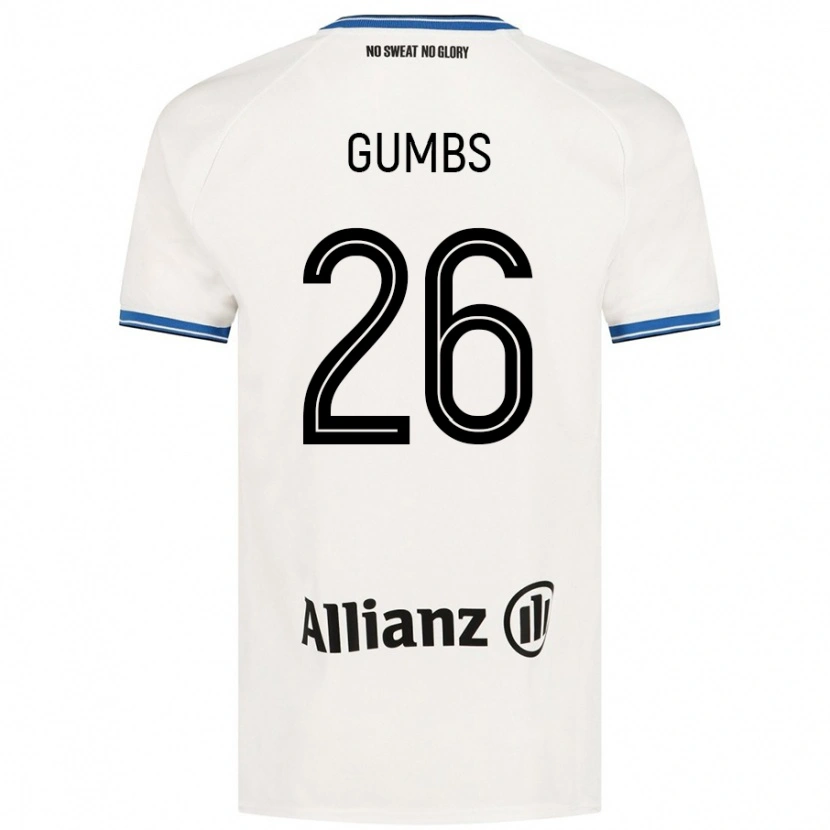 Danxen Damen Aisse Gumbs #26 Weiß Auswärtstrikot Trikot 2024/25 T-Shirt