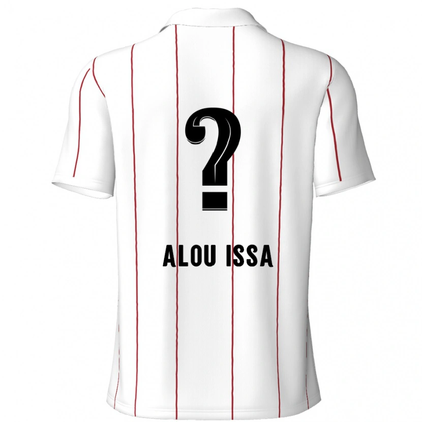 Danxen Damen Benjamin Alou Issa #0 Weiß Schwarz Auswärtstrikot Trikot 2024/25 T-Shirt
