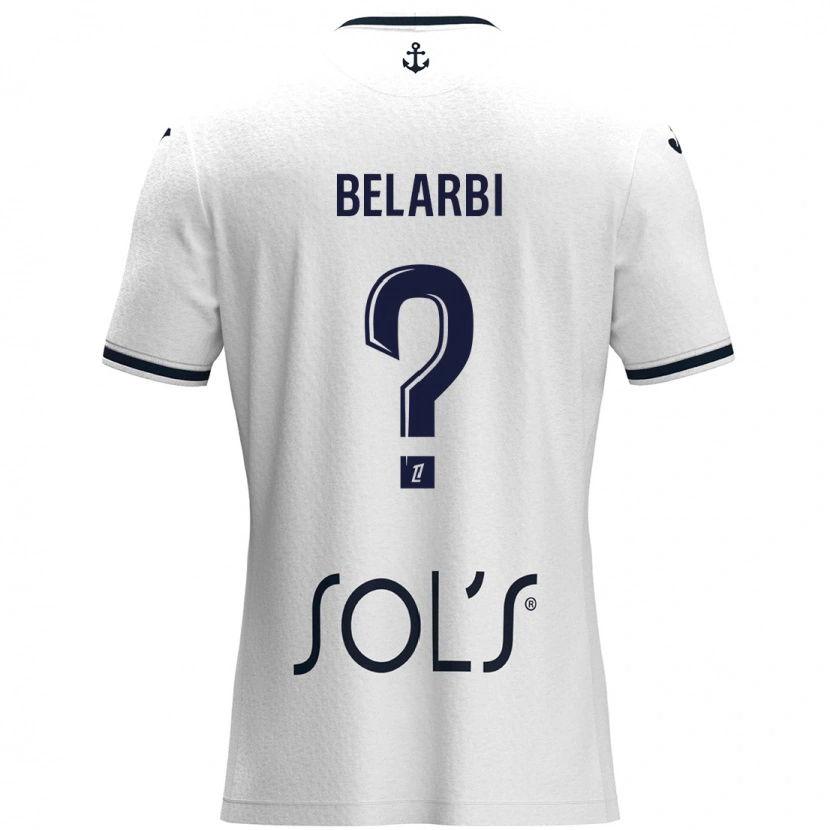 Danxen Damen Sohaib Belarbi #0 Weiß Dunkelblau Auswärtstrikot Trikot 2024/25 T-Shirt