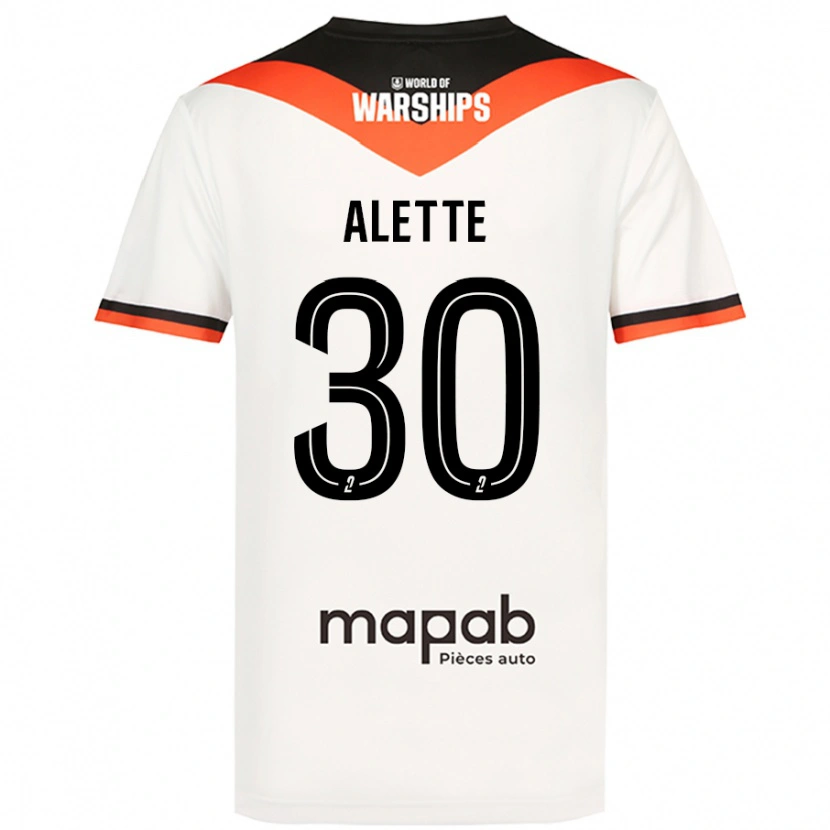 Danxen Damen Gaël Alette #30 Weiß Auswärtstrikot Trikot 2024/25 T-Shirt