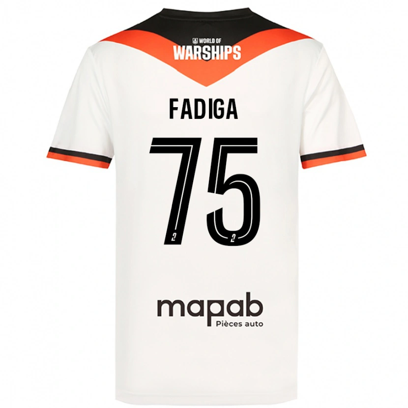 Danxen Damen Bandiougou Fadiga #75 Weiß Auswärtstrikot Trikot 2024/25 T-Shirt