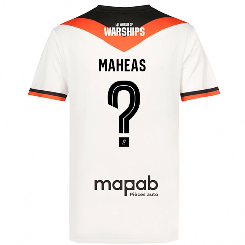 Danxen Damen Paul Maheas #0 Weiß Auswärtstrikot Trikot 2024/25 T-Shirt